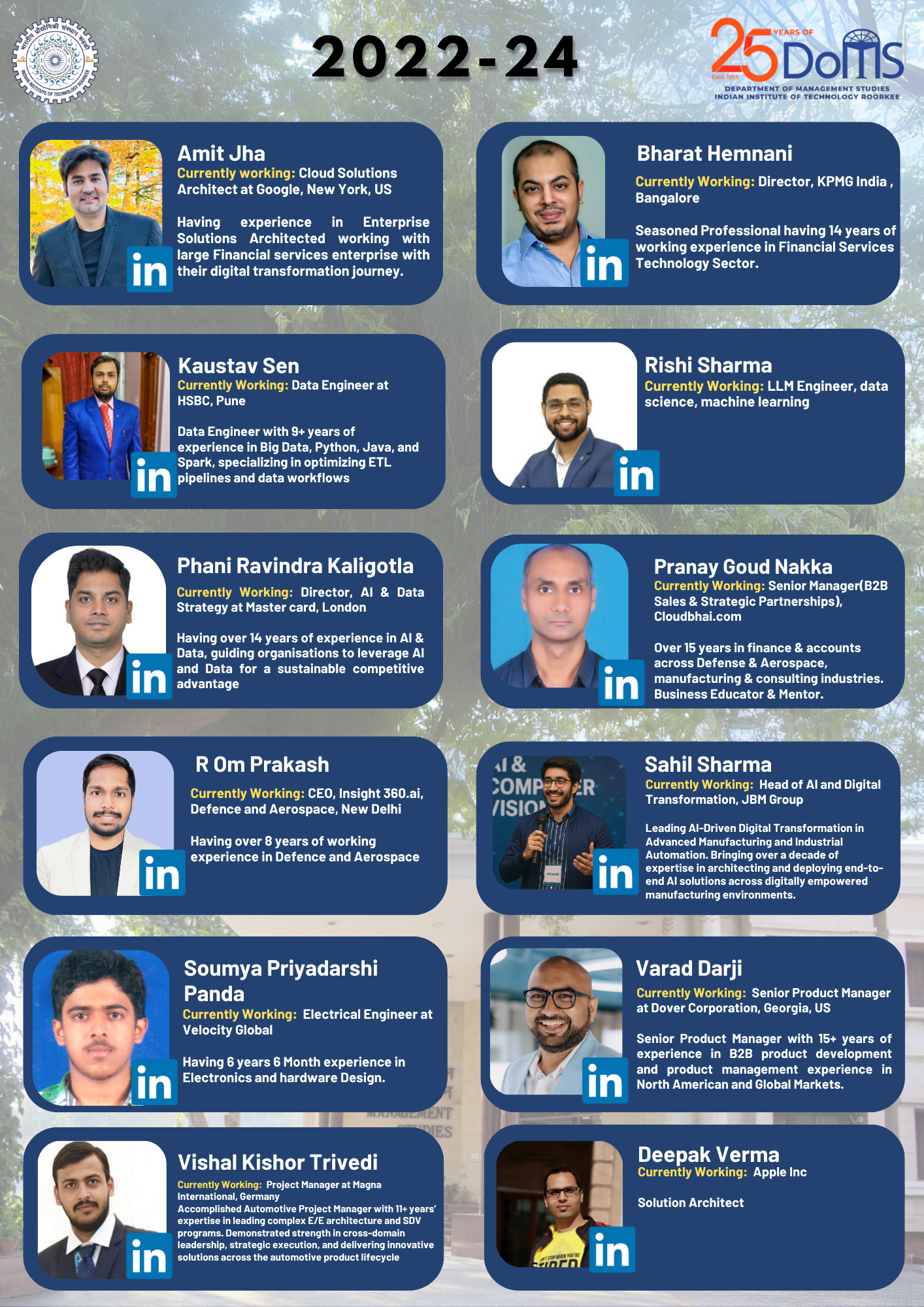 EMBA Batch 1 DOMS